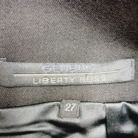 Genetic x Liberty Ross SZ 27 Metallic Jacquard Mini Skirt NWT $375 Vogue - Picture 5 of 8